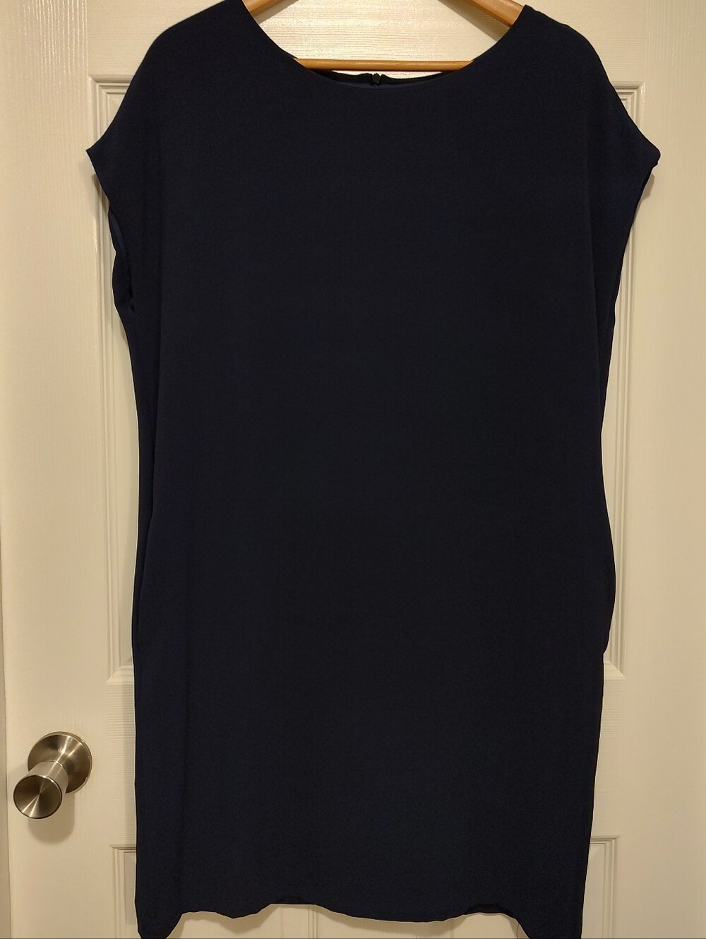 Simple Navy Shift Dress
